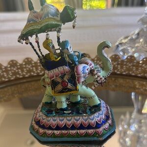 Handcrafted Multicolor Elephant Figurine